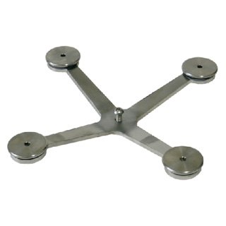 Spider de quatro pontas em aço inox